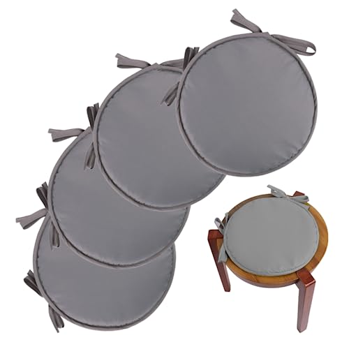 Magpie Fabrics Juego De 2 Cojines De Asiento Capitoné Para Exteriores E Interiores Con Lazos, 19 X 19 Pulgadas, Impermeables, Para Silla De Patio, Tatami Para Habitación, Jardín, Balcón, Decoración De