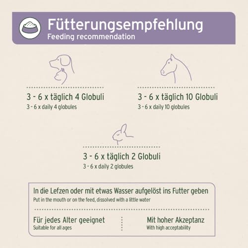 AniForte Rivalität Globuli für Hunde, Katzen, Haustiere - Bachblüten zur Beruhigung, Natürliches Mittel bei Rivalität gegenüber Artgenossen und Menschen