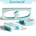 Sumiwish Foam Toe Separators, 10 Pack Breathable Toe Spacers, Reduce Friction and Relieve Corns Pain, Overlapping Toes Corrector - (Blue)