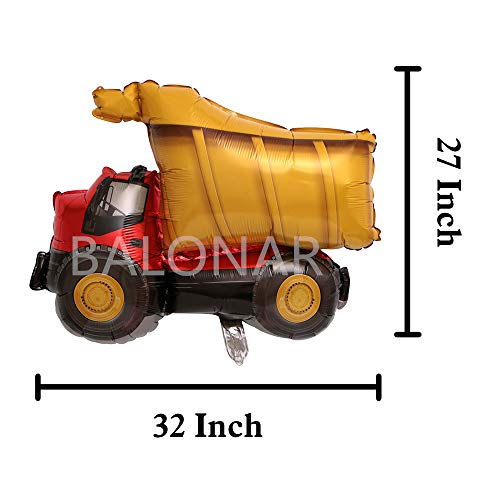 Balonar 7Pcs Train Ambulance Police Car School Bus Fire Truck Tank Foil Balloons Vehicles Balloons For Child Birthday Party Supplies Cute Baby Shower Decorations #TOP7