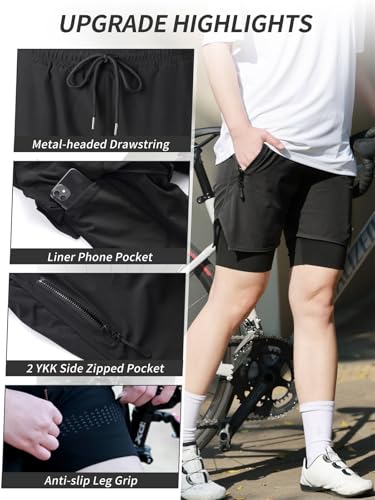 Short de cyclisme rembourré 4D pour homme idéal pour vos sorties VTT - 3