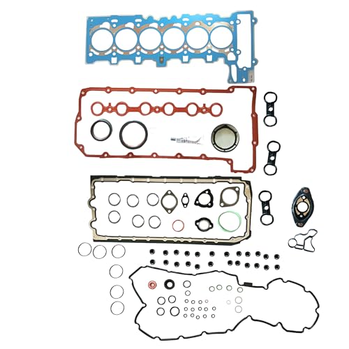 Image of PartsFlow Full Engine Head Gasket Set For 05-13 BMW 323i 325i 523i E61 E91 E92 Z4 X3 2.5L 52257800