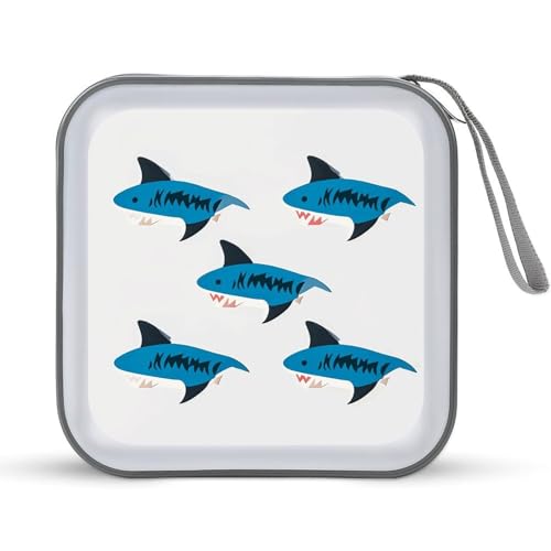 Rangement CD/DVD fermeture éclair 40 compartiments plastique pour voyage et maison