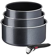 Tefal Ingenio Set Spatule, Cuillère, Louche et Cuillère Passoire Argent Noir - Haute Qualité et Durabilité pour Cuisine 41TMCo8BVuL. AC SR166,182