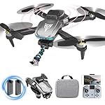 Drone, Drones with camera for adults 4k, Drones for kids 8-12, Brushless Motor, FPV Foldable Drone, Carrying Case, 40 mins Battery Life, Christmas gifts, 360° Flip, APP Control