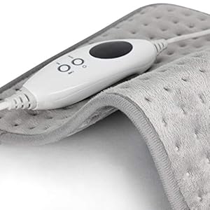 Soldela Elektrisch verwarmingskussen van microvezel fleece met afstandsbediening, 100 W, 6 warmtestanden, ideaal voor…