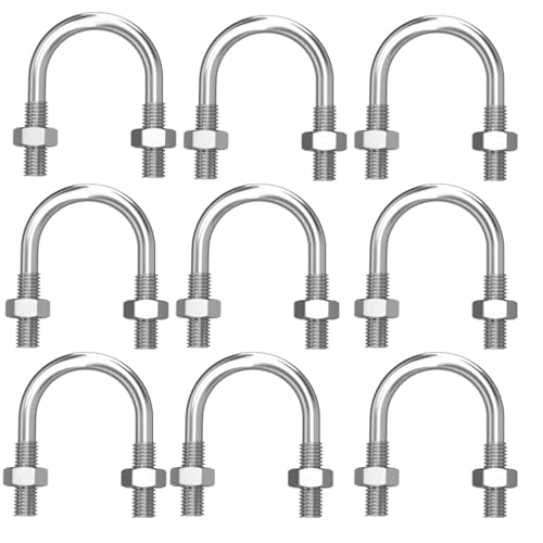 ♪ Uボルト(99個) 鋼管用 六角ナット付(66個) U字ボルト♪