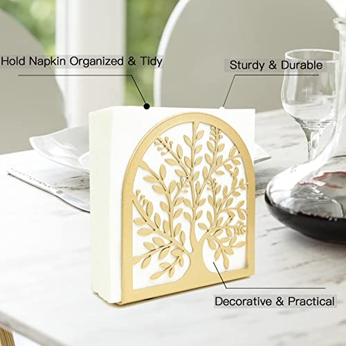 Fobule CONTEMPORARY DESIGN Napkin Holder For Tables Kitchen Farmhouse Restaurant Outdoor Use Rustic Napkin Holders Gold  thumb #4