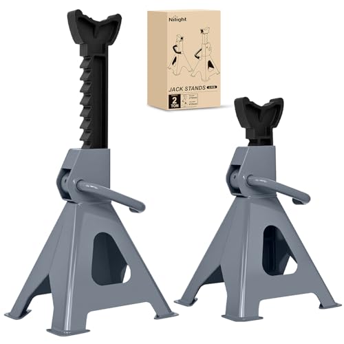 Nilight Jack Stands, 2 Ton (4,400 lbs) Capacity Heavy Duty