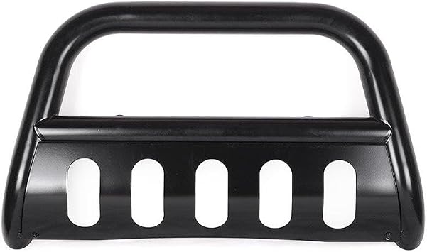 Black Front Push Bumper Bull Bar Guard Stainless Steel for 1994-2001 Dodge Ram 1500/1994-2002 Dodge Ram 2500 3500