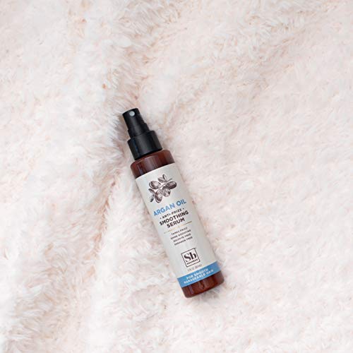 Soapbox Argan Oil Smoothing Serum, Anti-Frizz Serum For All Hair Types With Shea Butter & Vitamin E Repairs Damage & Controls Flyaways - Vegan, Cruelty And Gluten Free Smoothing Serum (5 Fl Oz) #TOP5