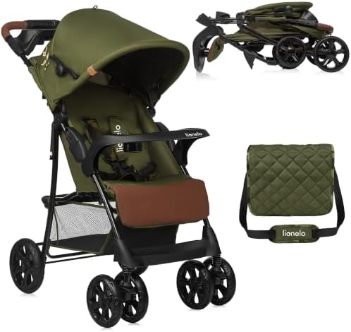 LIONELO Emma Plus Silla de paseo hasta 15 kg 6-36M Respaldo ajust...