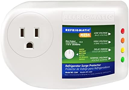Refrigmatic MEGA Electronic Surge Protector for Big Refrigerators 27 cu. ft. or More