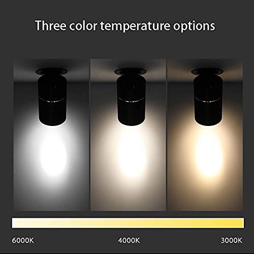 Focos LED empotrables de aluminio con acabado premium para techos modernos 6