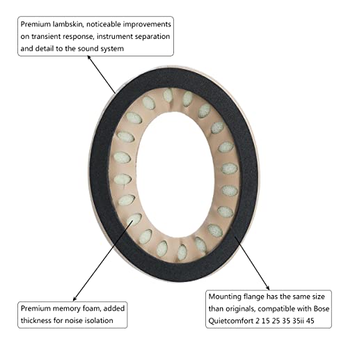 Genuine Leather Ear-Pads Cushions for Bose QuietComfort QC 35 35-ii 25 15 2 - Image 4