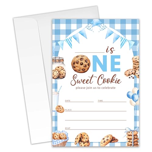 XZMBQ Sweet Cookie Themed Invitations