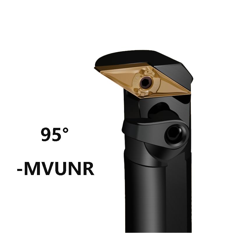 1pc MVQNR MVUNR MVWNR MVXNR Turning Lathe Tool Holder 20mm 25mm Internal Cutting Shank Boring Bar VNMG Carbide Inserts(Color:S20R,Size:NOT Include Inserts_MVQNR16)