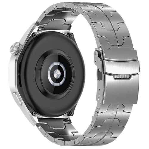 Bracelet montre titane homme pour Galaxy Watch 7 44mm et Huawei GT5