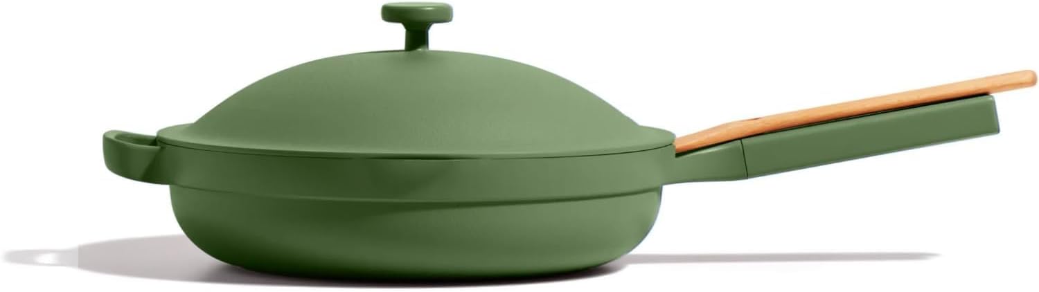 Our Place Large Always Pan 2.0-32cm (3.8L) Nonstick, Toxin-Free Ceramic Cookware | Patented 10-in-1 Aluminum Frying & Sauté Pan | Safe for Oven, Induction & All Cooktops up to 232°C | Sage