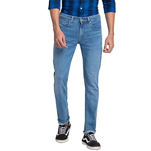 Image of Spykar Men's Rover Regular Fit Mid Rise Casual Jeans