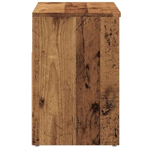 Vidaxl Scarpiera Legno Antico 60X30X45 Cm In Legno Multistrato, Panca Da Corridoio, Seduta Da Corridoio, Panca Portaoggetti, Panca Da Ingresso - 5