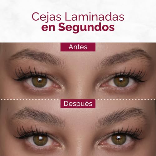 RB RENATA BEAUTY Cera Fijadora de Cejas Transparente con Efecto Laminado Instantáneo – Gel Fijación Fuerte 24 h – Pegamento de Cejas Sin Residuos – Cepillo incluido – Fabricado en Italia – 12 ml - imagen 3