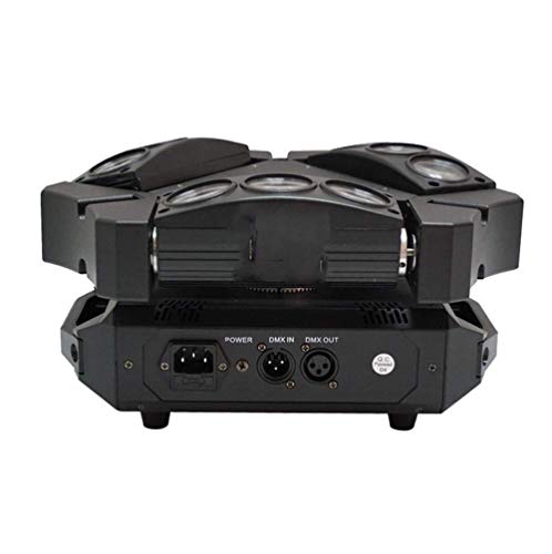 LED Full Color Mini Nine-Headed Bird Beam Moving Head Light 4 In 1 KTV Effect Light Private Room Light Laser Colorful Lights