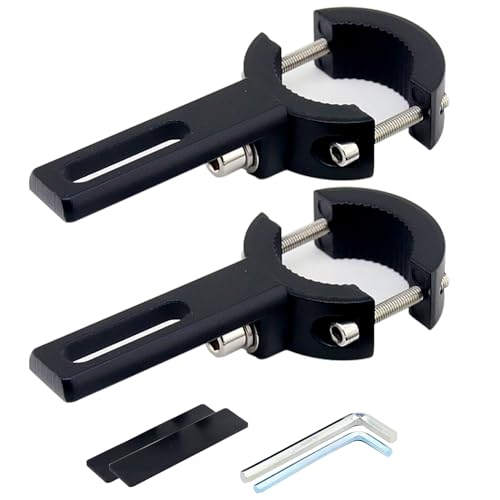 Motorcycle Spotlight Mount Brackets, Motorbike Tube Clamp Turn Signal Mounting Clamp Holder for 0.78\"-1.5\" Roll Bar (2 Pcs)