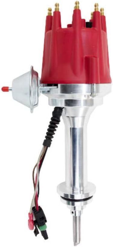 Top Street Performance Pro Series Ready to Run Distributor for Chrysler Big Block 6.3L 383 6.6L 400 V8 - Red