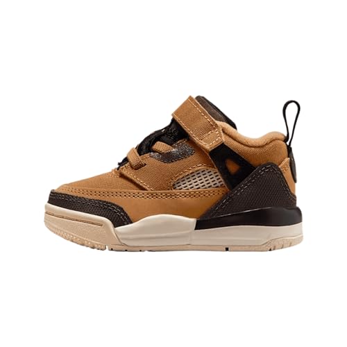 Jordan Spizike Low Baby/Toddler Shoes (FQ3952-202, Flax/Black/Sanddrift/Baroque Brown)