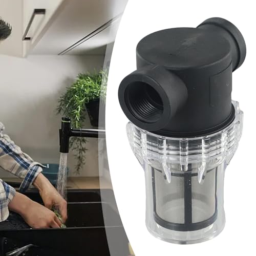 Image of Transparent Glass Water Pump Strainer Filter Screen For Garden Irrigation (1inch 80 Mesh), as picture show, O1BTS661C90G892TCW5D6K
