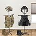 Mibcocny Tactical Gear Stand, Display Helmet Stand, Plate Carrier Accessories, Duty Police Gear Rack, Body Armor Stand, Bulletproof Police Vest Hanger for Military Airsoft Gear and Tactical Equipment