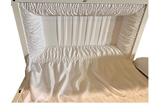 New Beautiful Solid White Casket/Silver Hardware/White Interior Comes In Several Colors And Styles! #TOP2