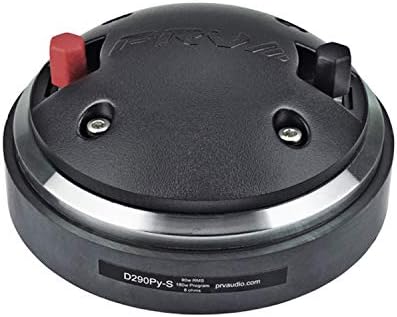 Diaframmi Compressione 8 Pezzi Diaframmi A Compressione Per Driver Tweeter PRV (RPDT175, DT175Ph-S, DT175), 25.4mm (1), 8 Ohm, Colore Giallo Tdr 250