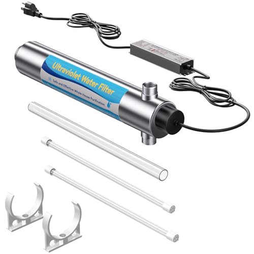 UV Whole House Water Filter System + Extra Bulb