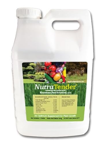 NutraTender 5-5-10 Foliar Fertilizer, (1 Gallon), with Micronutrients: Boron, Copper, Iron, Manganese, Molybdenum, Zinc