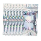 28g Custom Laser-Cut Bags: 50/100/200/500/1000pcs count, 7.8x4.7in (20x12cm) self-seal. Dual-side printable for gifting, luxury storage. Heavy-duty, reusable. Perfect bulk solution for small businesses (50pcs)