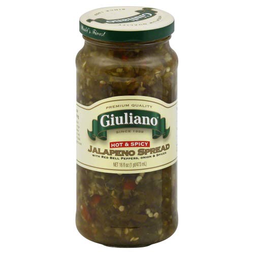 Giuliano's Specialty Foods - Jalapeno Spread - Pepper and Onion - Case of 6 - 16 oz.