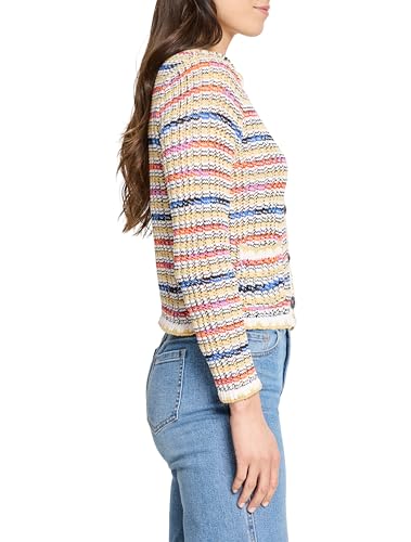 NIC+ZOE Women's Coastal Crochet Knit Jacket2