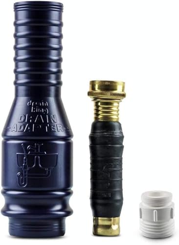 Drain King | Drain Unclogging Kit with Kitchen Sink Crossbar Adapter, All in One Easy to Use, 1 to 3 Inch