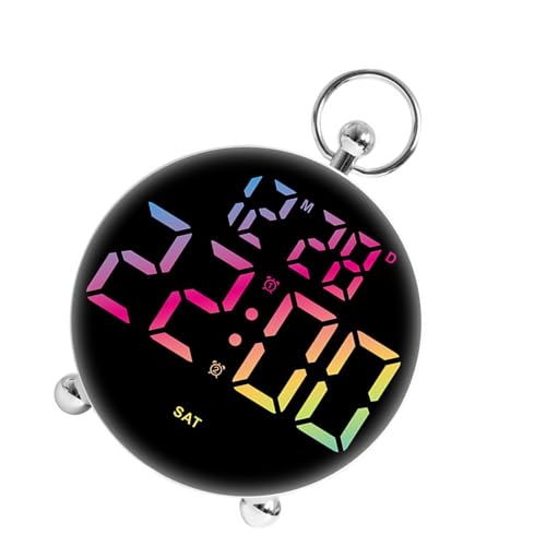 Elegante orologio digitale a LED con numeri di facile lettura e multifunzionalità, adatto per anziani e professionisti