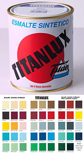 Titan Decor 001052834 - Esmalte Sintético, Marfíl 528 , 750 ml