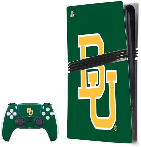Skinit Decal Gaming Skin Compatible with PS5 Pro Bundle - Officially Licensed Baylor University Sic Em Design
