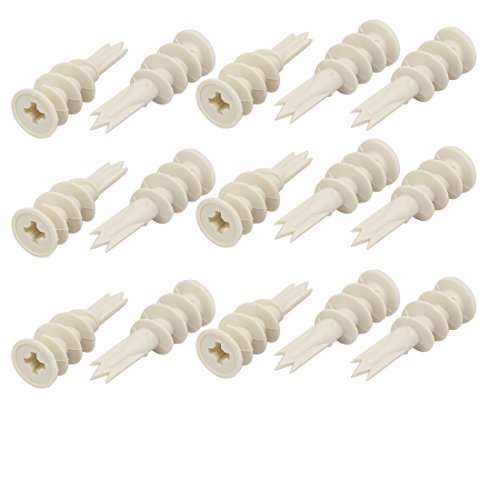 Aexit 13mm x 42mm Nylon Hollow-Wall Self-Drilling Drywall Anchor 15pcs (b4aad5a673752baba5008d9fae02e84b)