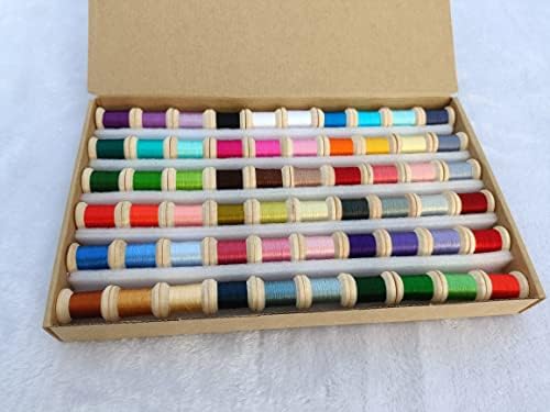 Jinmaya Silk Mulberry Silk Thread for Handmade Embroidery 60 Colors Spools Cross Stitch Needle Point DIY Handicraft Supply Chinese Suzhou Embroidery Silk