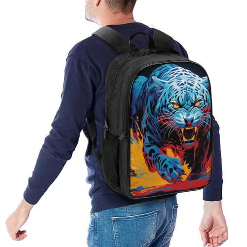 Sac à dos de dessin animé léopard en relief 3D pour l'école - 5