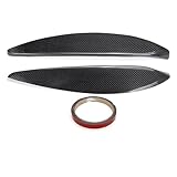 Compatible With Opel Vauxhall Astra H MK5 2004~2009 Car Front Headlight Lamp Eyebrows Eyelids Moulding Cover Trims Head Lamp Eyelids Sticker(Carbon)