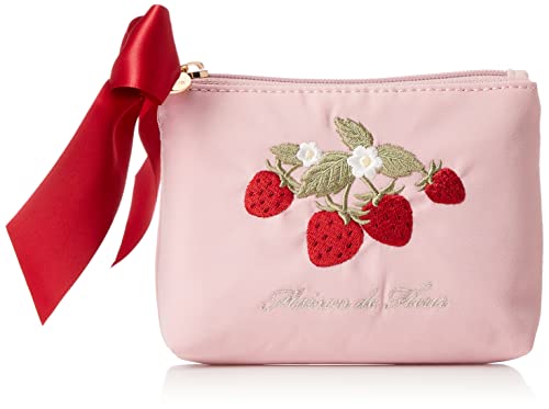 [メゾン ド フルール] いちご刺繍Sポーチ レディース 8A21FJJ1100 ピンク