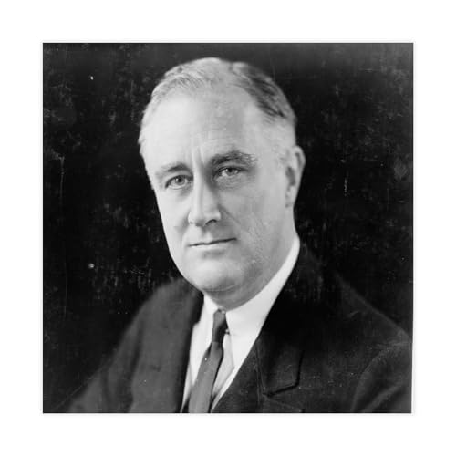 Impression sur toile Franklin Roosevelt tableau bureau 50x50