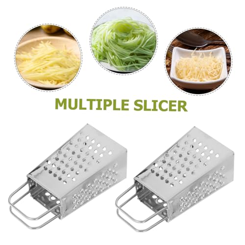 IMIKEYA 2 piezas mini rallador de ajo y jengibre miniatura 3